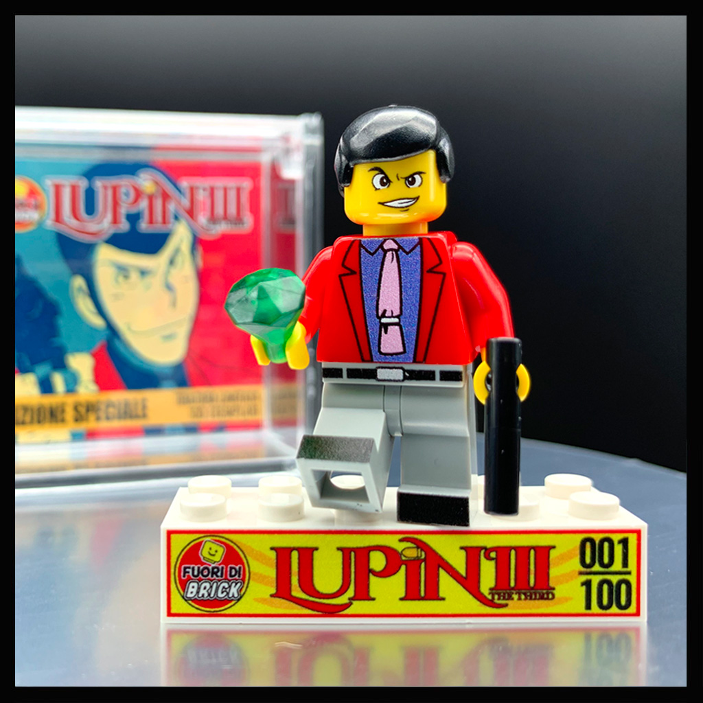 Lupin III Giacca rossa | Minifigure Lego | Fuori di Brick