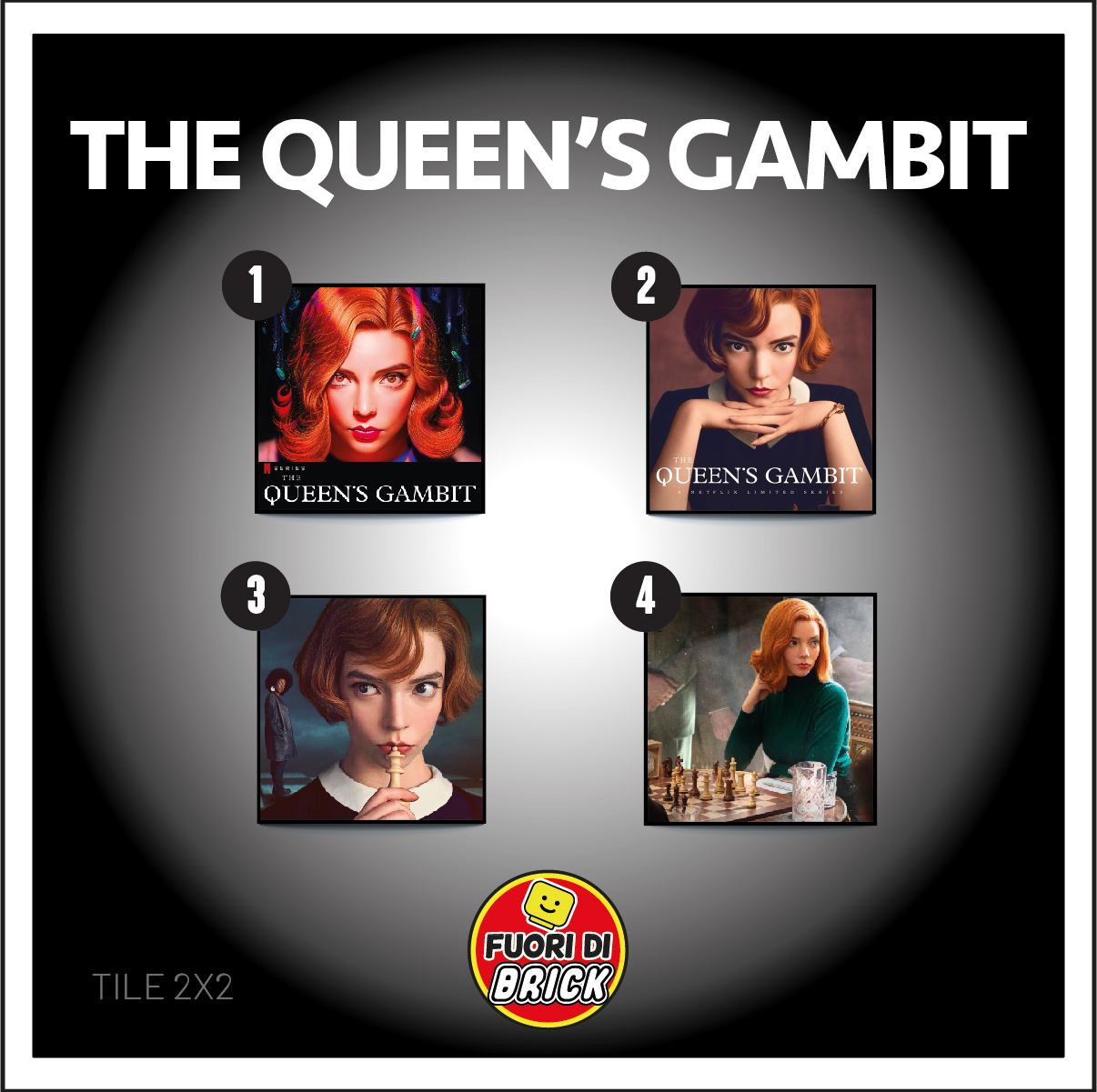 TILE 2X2_THE QUEEN’S GAMBIT