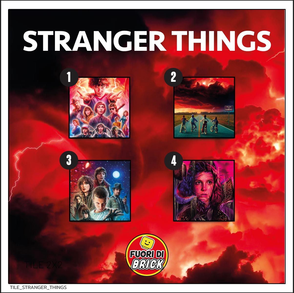 TILE 2x2_STRANGER THINGS