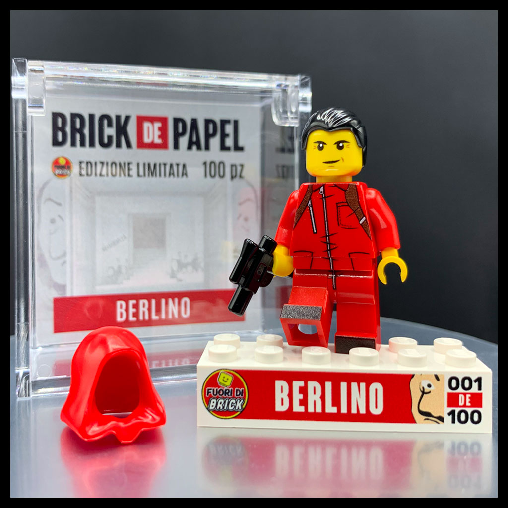 Minifigure Berlino - Brick de Papel - La Casa di Carta
